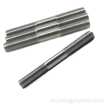 Pengikat CNC bolt stud berulir dua kali